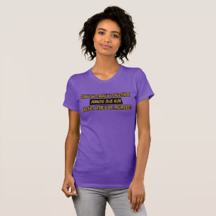 T-shirt Amos 3:3 KJV Bible Verse Écriture Femmes