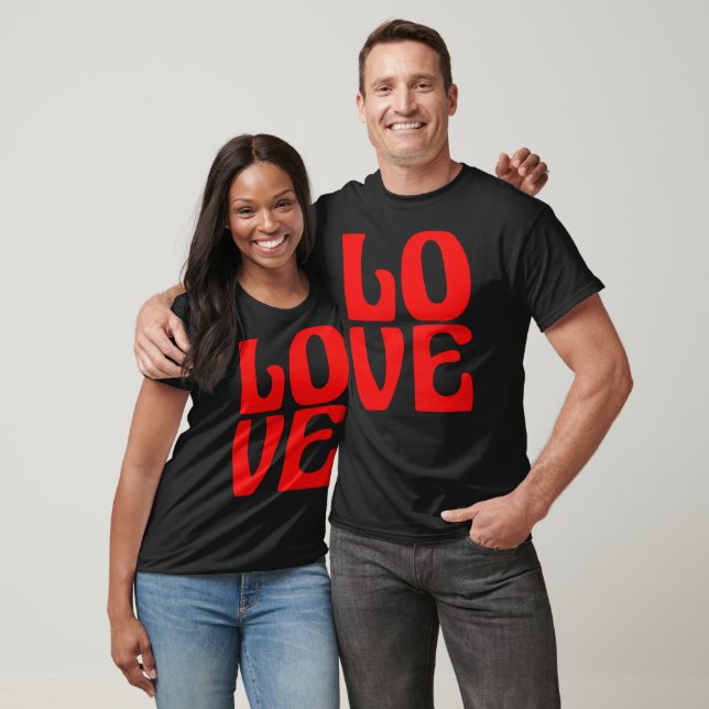 T-SHIRT AMOUR. (Unisexe)