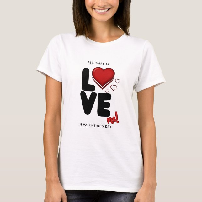 T-shirt amour (Devant)