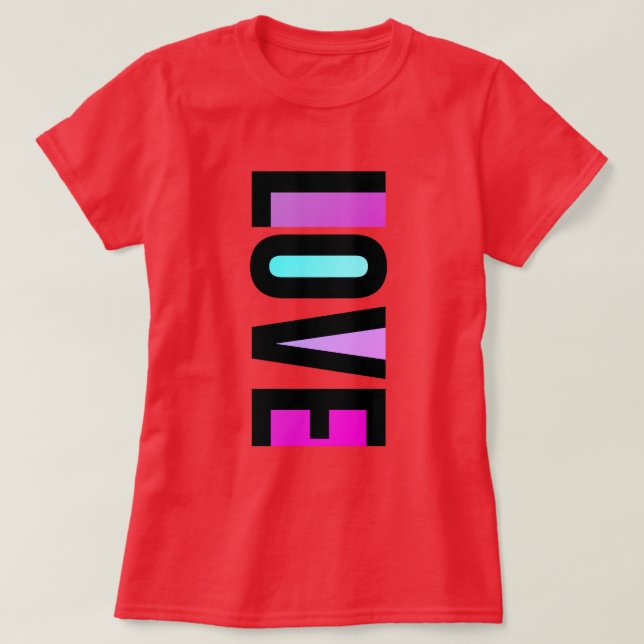 T-shirt Amour (Design devant)