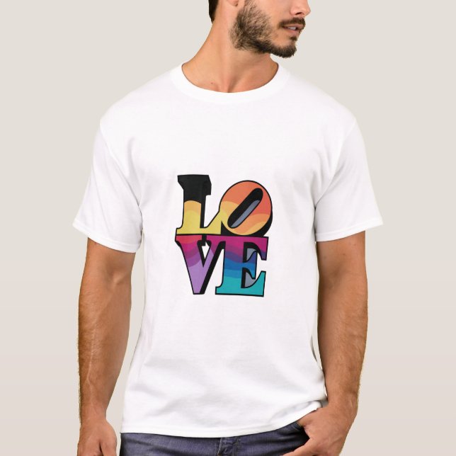T-shirt amour (Devant)