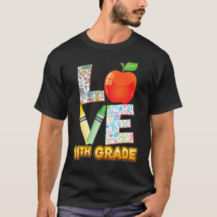 T-shirt Amour 11e année 11e élève Enseignant Retour
