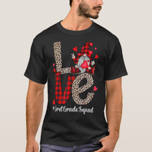 T-shirt Amour 3e année Escadron Gnome Enseignant Saint Val