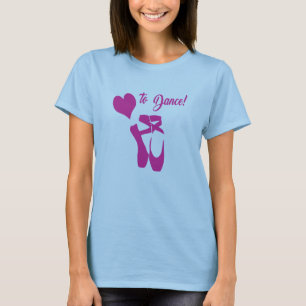T-shirt Amour À La Danse