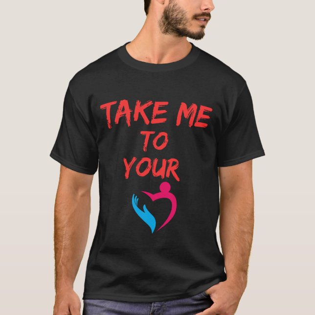 T-shirt Amour Abstrait (Devant)