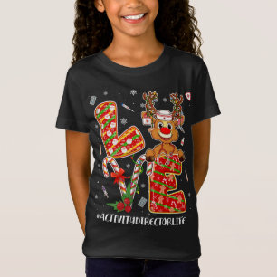 T-Shirt Amour Activité Directeur Vie Pyjamas de Noël Nurs