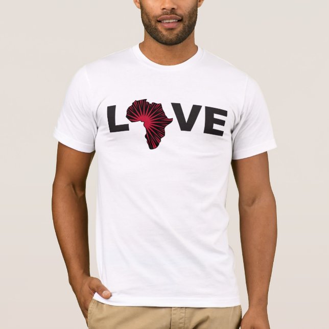 T-SHIRT AMOUR AFRIQUE (Devant)