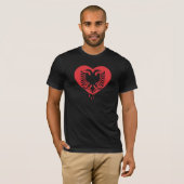T-shirt Amour albanais (Devant entier)