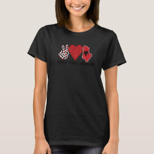 T-shirt Amour Albanie Fière Drapeau Albanais Racines alban