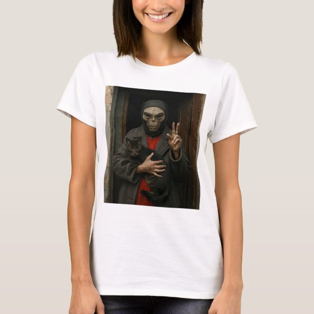 T-shirt Amour Alien (Devant)