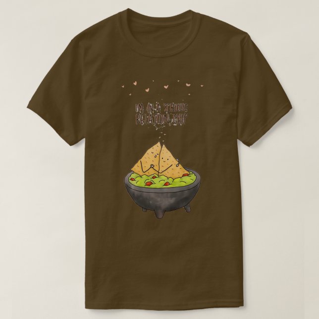 T-shirt Amour alimentaire amusant Puns je suis dans une re (Design devant)