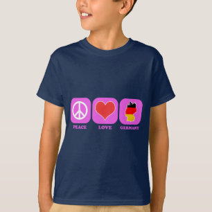 T-shirt Amour Allemagne de paix