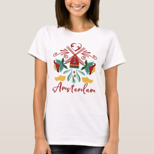 T-shirt Amour Amsterdam, Pays-Bas (Hollande)
