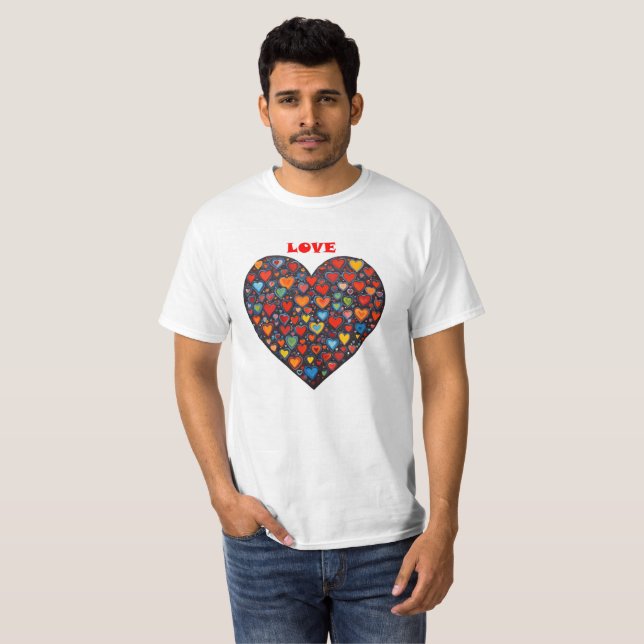 T-shirt Amour - Anglais (Devant entier)