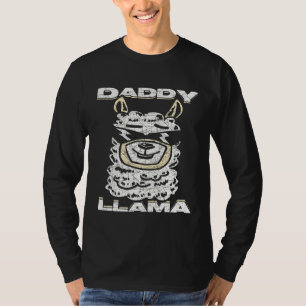 T-shirt Amour animal Alpaca Llama papa papa papa père papa