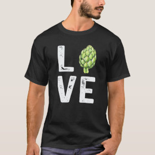 T-shirt Amour Artichaut Végétal Costume Amateur d'Artichau