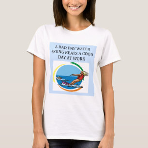 T-shirt amour au ski d'eau