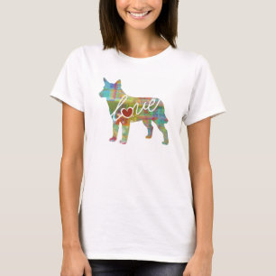 T-shirt Amour australien de chien de bétail