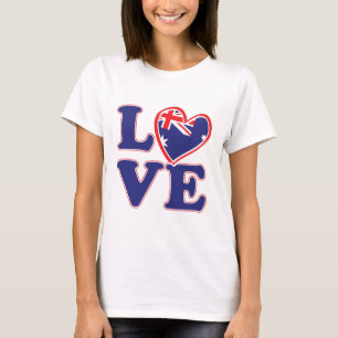 T-shirt AMOUR-avec-Australie-Coeur