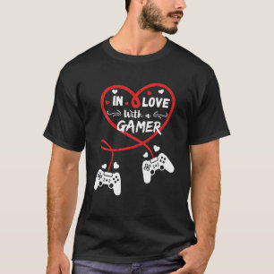 T-shirt Amour avec un joueur Valentine's Day Lover
