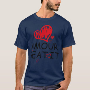 T-shirt amour battez-le famille