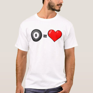 T-shirt Amour Billard 