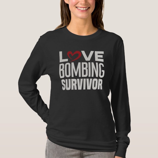 T-shirt Amour Bombing Survivant (Devant)