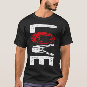 T-shirt Amour Bowling Ball Pin Bowler Strike Bowling Fanat