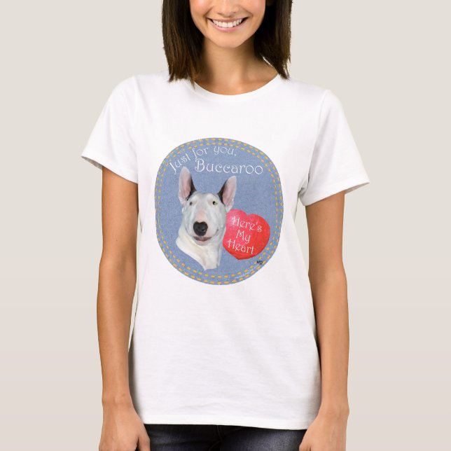 T-shirt Amour Bull Terrier (Devant)