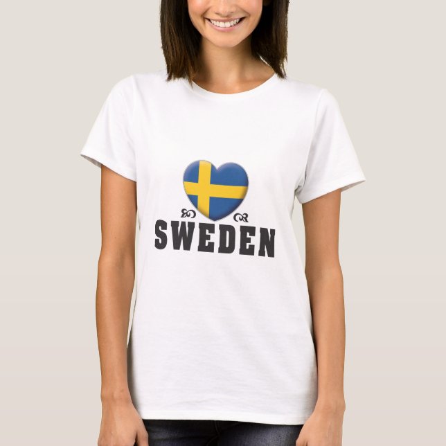 T-shirt Amour C de la Suède (Devant)