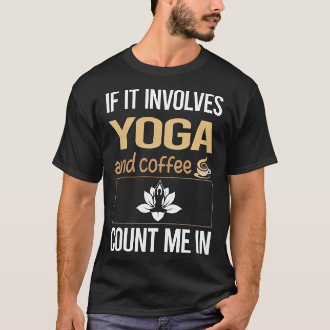 T-shirt Amour Café Yoga (Devant)