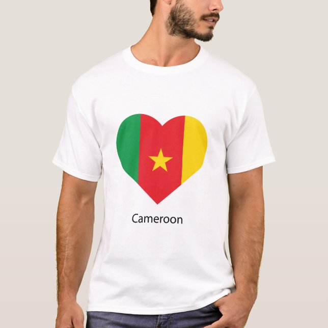 T-shirt Amour Cameroun (Devant)