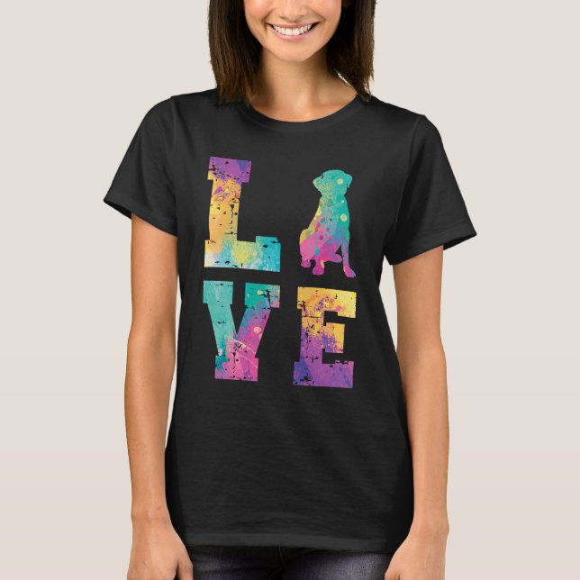 T-shirt Amour carlin (Devant)