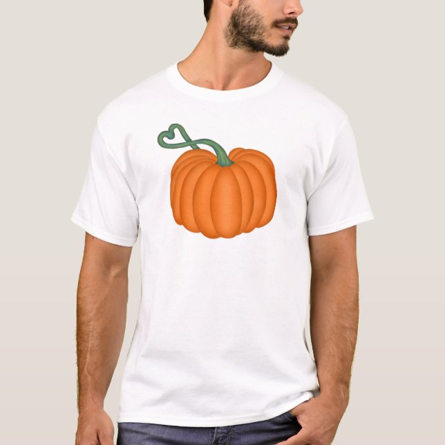 T-shirt Amour citrouille (Devant)