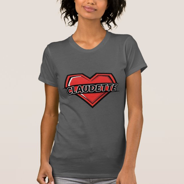 T-shirt Amour Claudette (Devant)