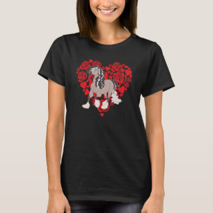 T-shirt Amour Coeur Saint Valentin Roses Gitans Garçons En