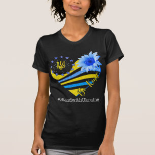 T-shirt Amour Coeur Ukraine Soyez Stable Avec Ukraine Ukra