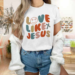T-shirt Amour Comme Chemise Jésus, Couleurs Confort, T-Sh