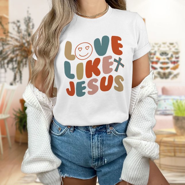 T-shirt Amour Comme Chemise Jésus, Couleurs Confort, T-Sh  (Créateur téléchargé)