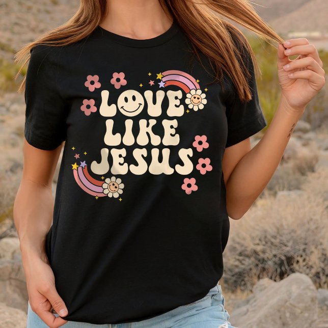 T-shirt Amour Comme Chemise Jésus, Couleurs Confort, Tenda (Créateur téléchargé)