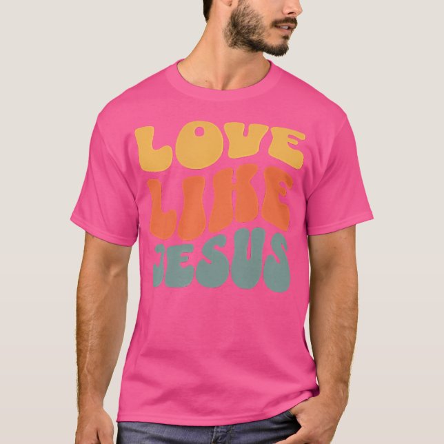 T-shirt Amour comme Jésus chrétien (Devant)