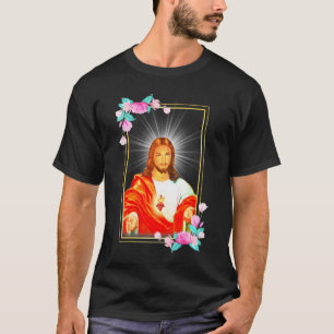 T-shirt Amour Comme Jésus Positif Catholique Preppy Christ