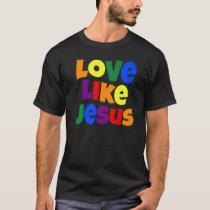 T-shirt Amour Comme Jésus Religieux Dieu Chrétien Graphiqu