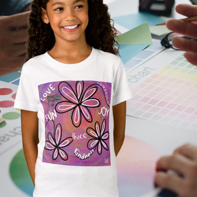 T-Shirt Amour Compassion, Joie, Paix Pour L'Humanité (Créateur téléchargé)