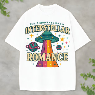 T-shirt Amour Cosmique : Révélation de l'UFO et Romance Sp