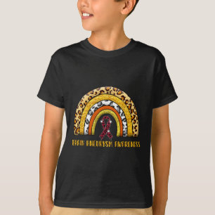 T-shirt Amour Cure Femmes Cerveau Aneurie Sensibilisation