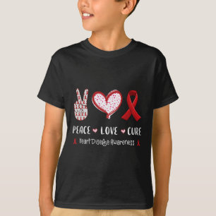 T-shirt Amour Cure Maladie cardiaque Sensibilisation Homme