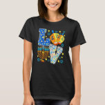 T-shirt AMOUR Cute Hanoukka Chanukah Décorations Dreidel M<br><div class="desc">LOVE Mignonne Hanoukka Chanukah Décorations Dreidel Menorah.</div>
