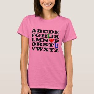 T-SHIRT AMOUR D'ALPHABET