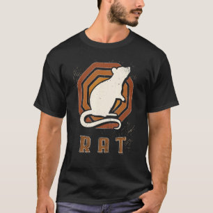 T-shirt Amour d'Animal Classique Rétro Vintage Rat